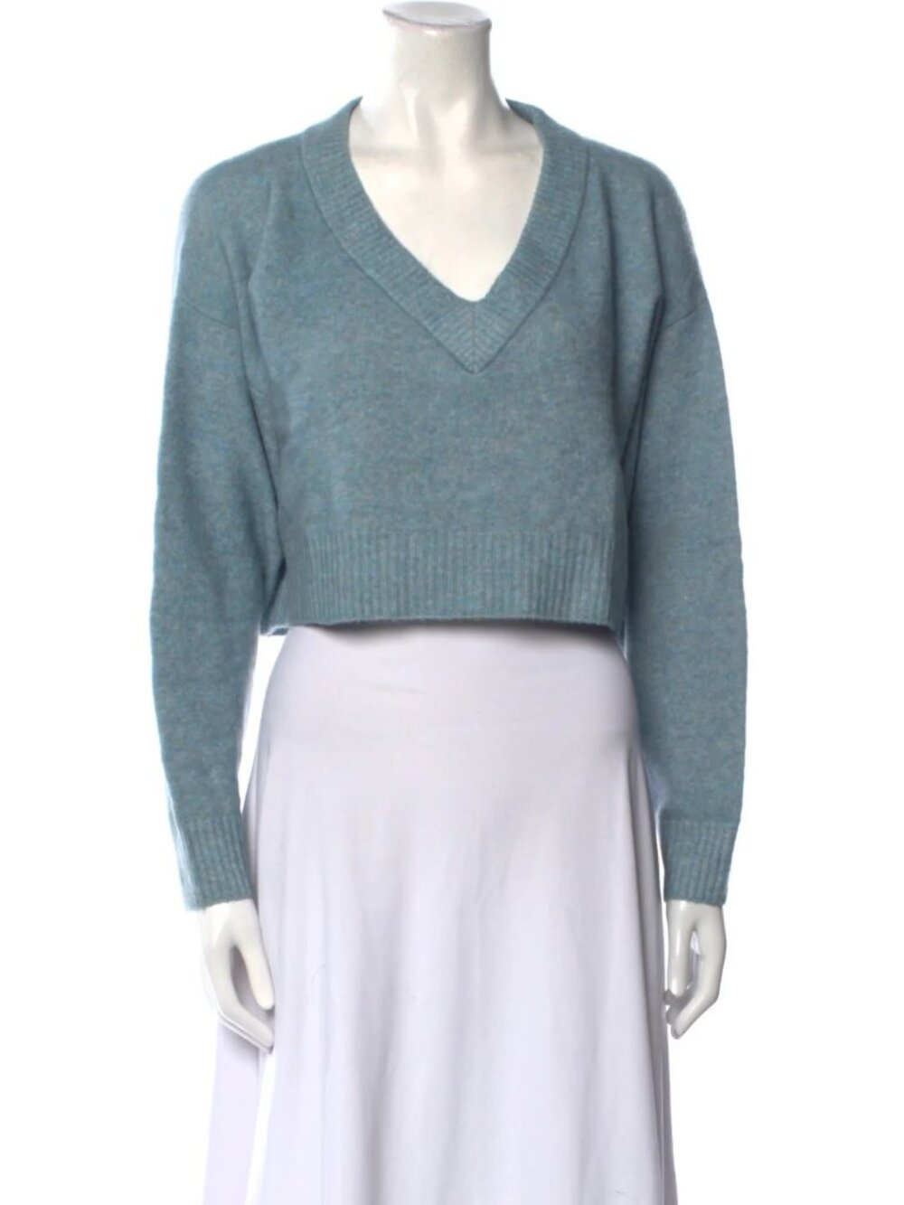 3.1 Phillip Lim  V-Neck Sweater  Blue | Size: S